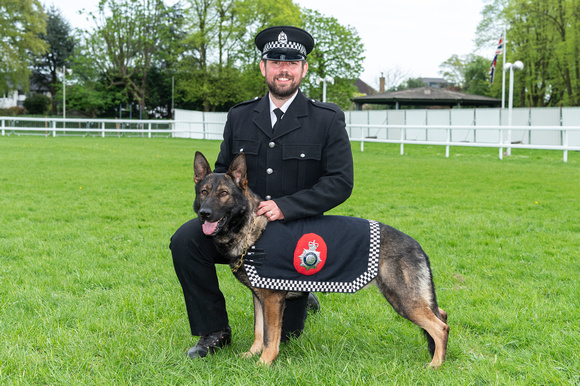 PC Peter Gargan and PD Dale of Police Scotland.